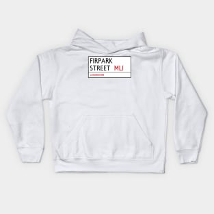 FIRPARK STREET Sign - MOTHERWELL Kids Hoodie